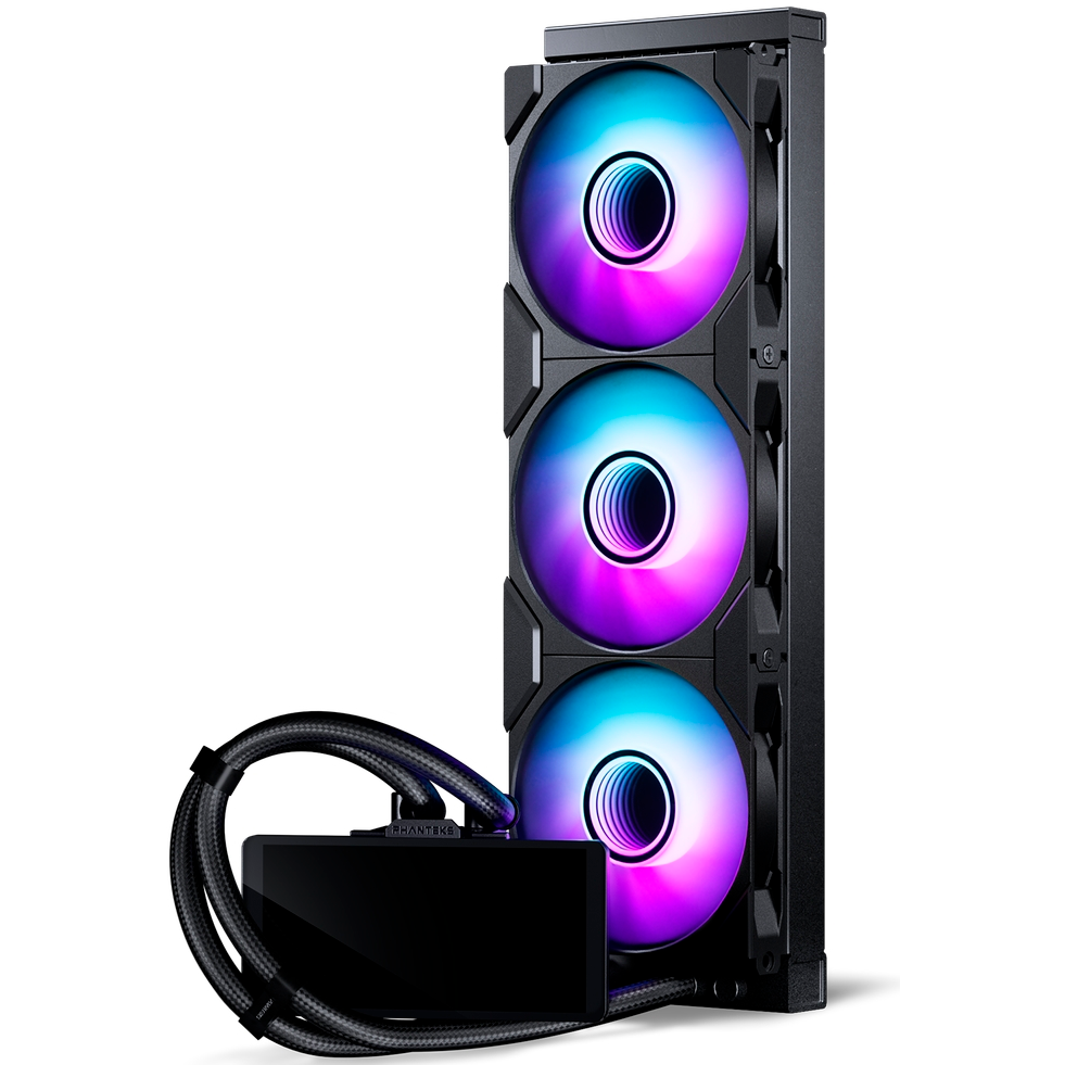 Система жидкостного охлаждения Phanteks Glacier One 360M25 G2 LCD Black - PH-GO360M25G2LCD_DBK01 - фото 3
