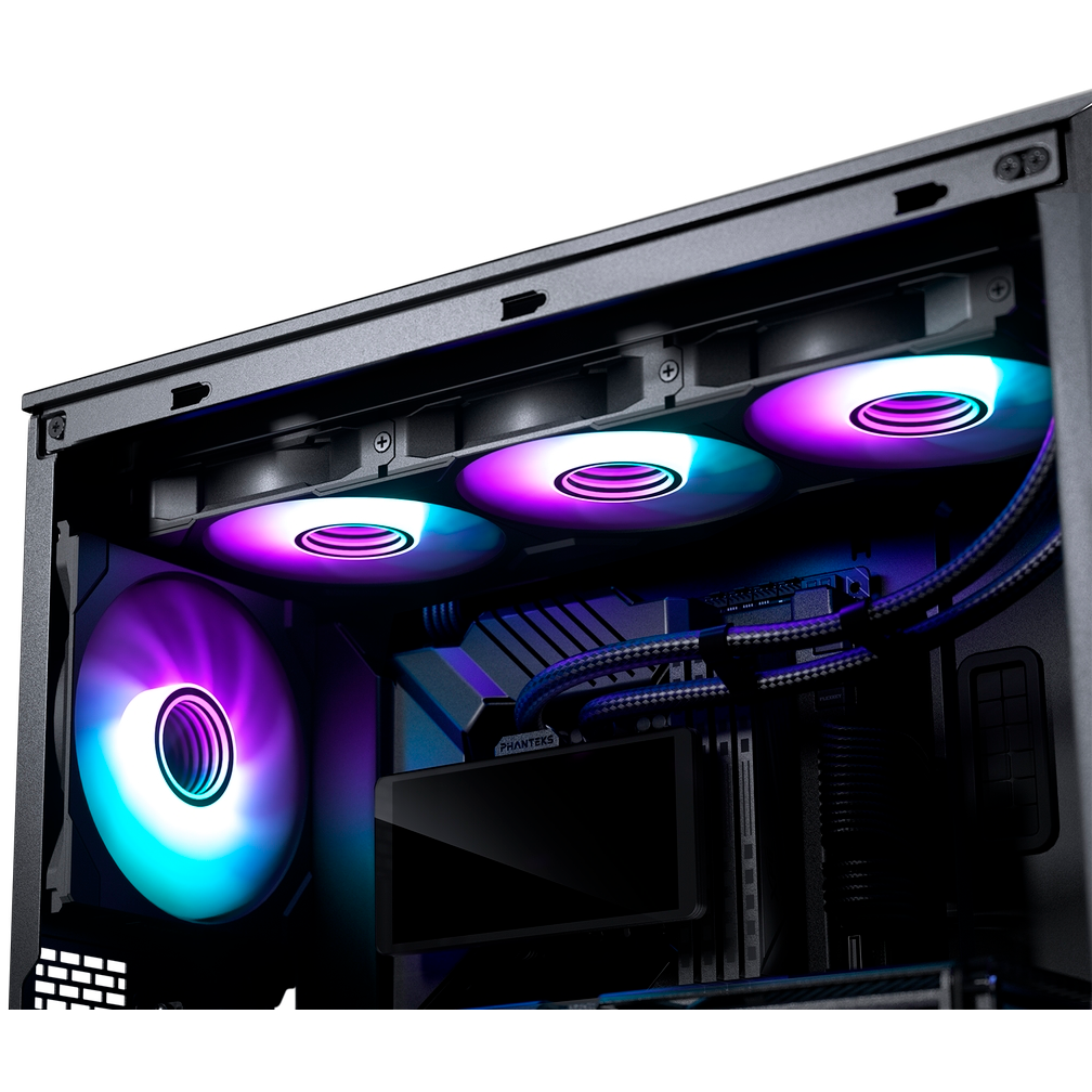 Система жидкостного охлаждения Phanteks Glacier One 360M25 G2 LCD Black - PH-GO360M25G2LCD_DBK01 - фото 8