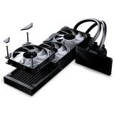 Система жидкостного охлаждения Phanteks Glacier One 360M25 G2 LCD Black (PH-GO360M25G2LCD_DBK01)