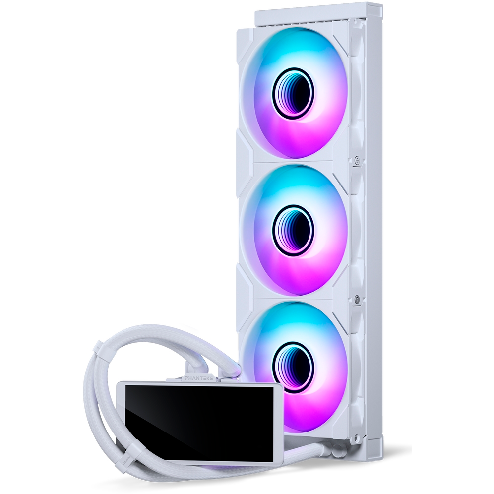 Система жидкостного охлаждения Phanteks Glacier One 360M25 G2 LCD White - PH-GO360M25G2LCD_DWT01 - фото 2