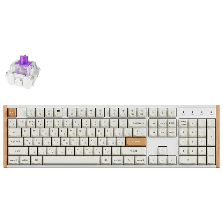 Клавиатура Keychron K10 HE Special Edition White (Gateron Nebula) - K10H-Q1-RU