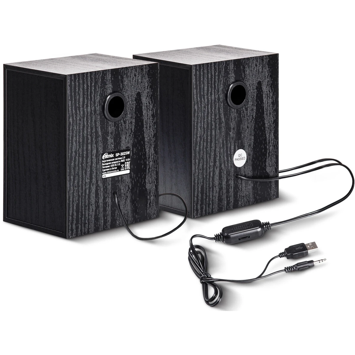 Колонки Ritmix SP-3025W Black - фото 3