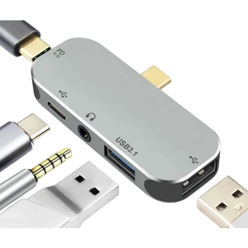 USB-концентратор KS-IS USB-C 5-in-1 (KS-763)