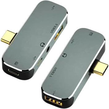 USB-концентратор KS-IS USB-C 5-in-1 (KS-763) - фото 2