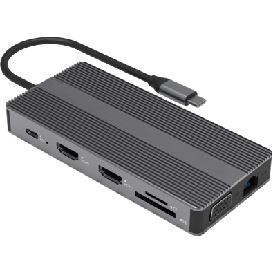 Док-станция KS-IS USB-C 12-in-1 (KS-734)