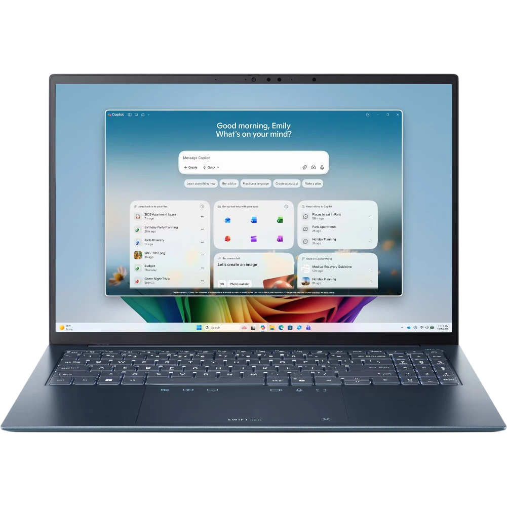 Ноутбук Acer Swift Edge 16 AI SFE16-I51-76RR - NX.JVNCD.001