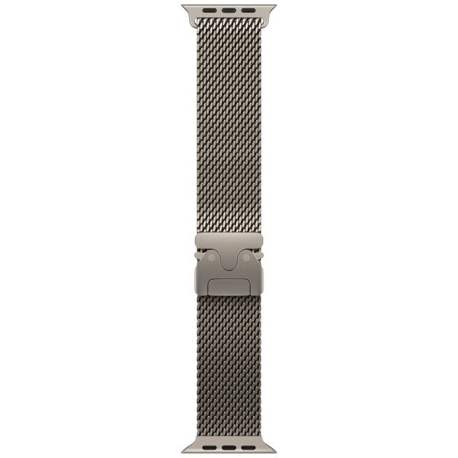 Умные часы Apple Watch Ultra 3 49mm Natural Titanium Case with Natural Titanium Milanese Loop (MEWY4) - MEWY4ZP/A - фото 3