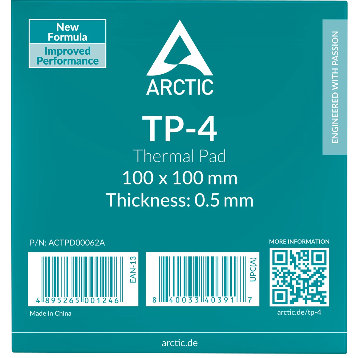 Термопрокладка Arctic Thermal Pad TP-4 100x100x0.5мм (ACTPD00062A) - фото 2