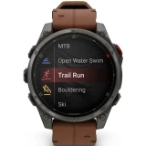 Умные часы Garmin fenix 8 Pro 47mm AMOLED Grey/Chestnut (010-03198-40)