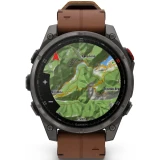 Умные часы Garmin fenix 8 Pro 47mm AMOLED Grey/Chestnut (010-03198-40)