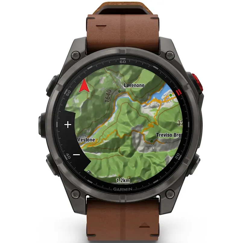 Умные часы Garmin fenix 8 Pro 47mm AMOLED Grey/Chestnut - 010-03198-40 - фото 5