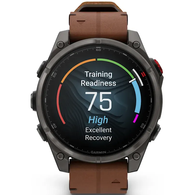 Умные часы Garmin fenix 8 Pro 47mm AMOLED Grey/Chestnut - 010-03198-40 - фото 7
