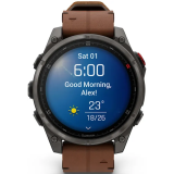 Умные часы Garmin fenix 8 Pro 47mm AMOLED Grey/Chestnut (010-03198-40)