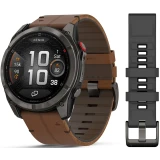 Умные часы Garmin fenix 8 Pro 51mm AMOLED Grey/Chestnut (010-03199-40)