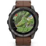 Умные часы Garmin fenix 8 Pro 51mm AMOLED Grey/Chestnut (010-03199-40)