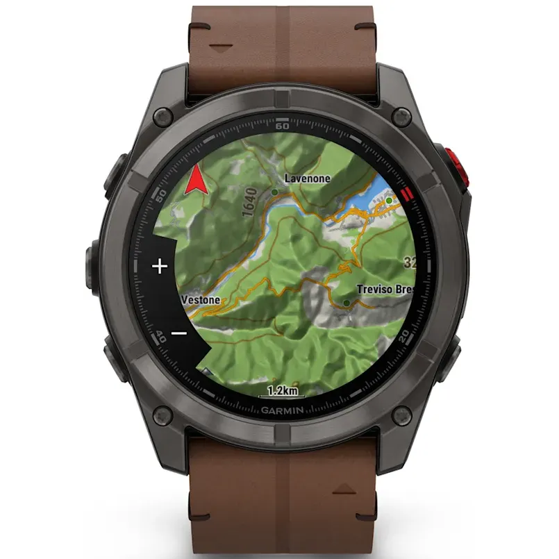 Умные часы Garmin fenix 8 Pro 51mm AMOLED Grey/Chestnut - 010-03199-40 - фото 5