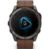Умные часы Garmin fenix 8 Pro 51mm AMOLED Grey/Chestnut (010-03199-40)