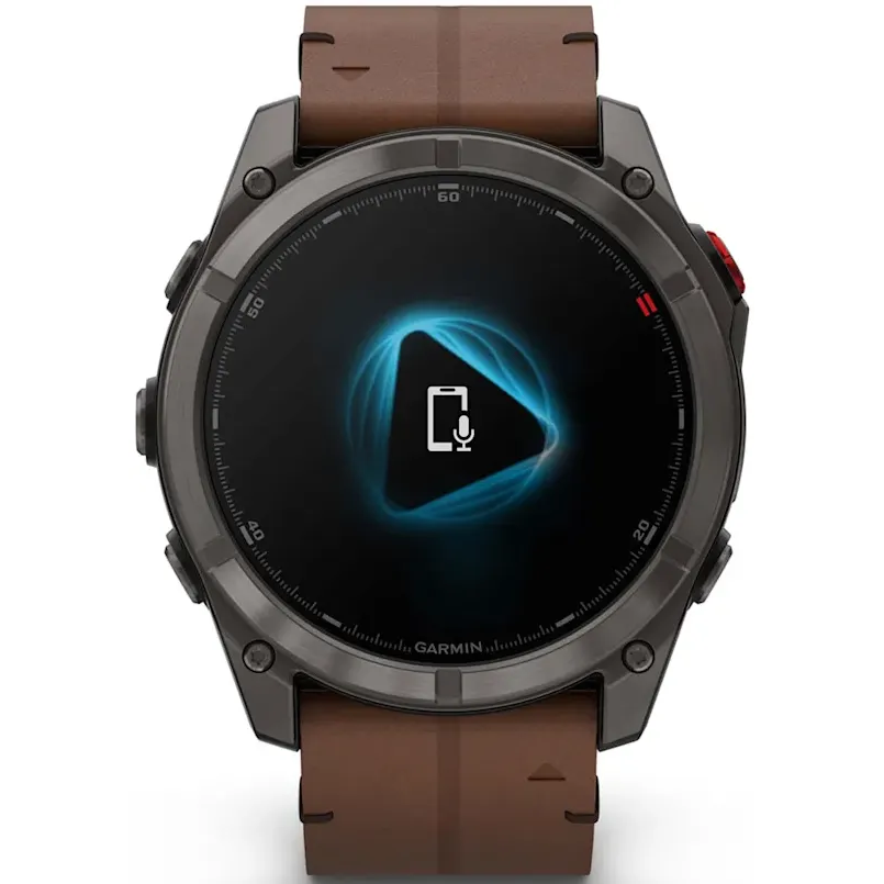 Умные часы Garmin fenix 8 Pro 51mm AMOLED Grey/Chestnut - 010-03199-40 - фото 6