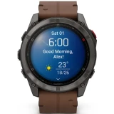 Умные часы Garmin fenix 8 Pro 51mm AMOLED Grey/Chestnut (010-03199-40)