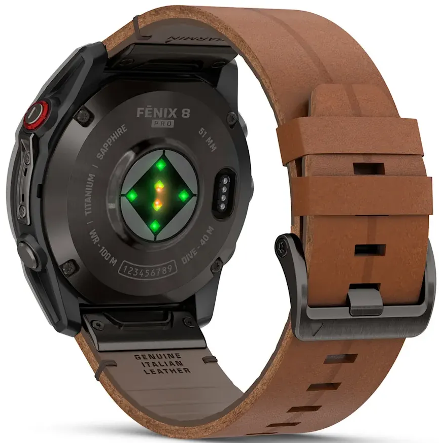 Умные часы Garmin fenix 8 Pro 51mm AMOLED Grey/Chestnut - 010-03199-40 - фото 10