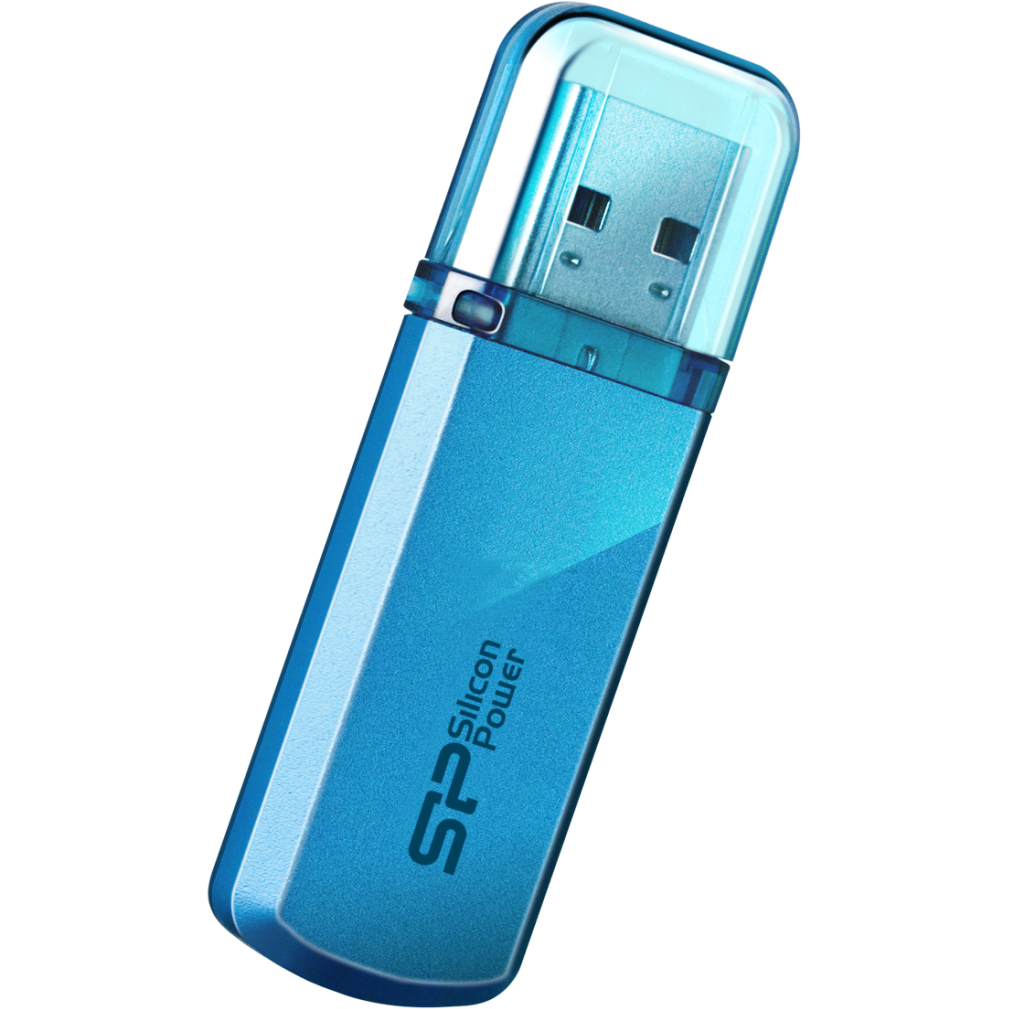USB Flash накопитель 8GB Silicon Power Helios 101 Blue (SP008GBUF2101V1B)
