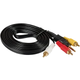 Кабель 3.5 Jack (M) - 3x RCA (M), 1.8м, ExeGate EX301123RUS