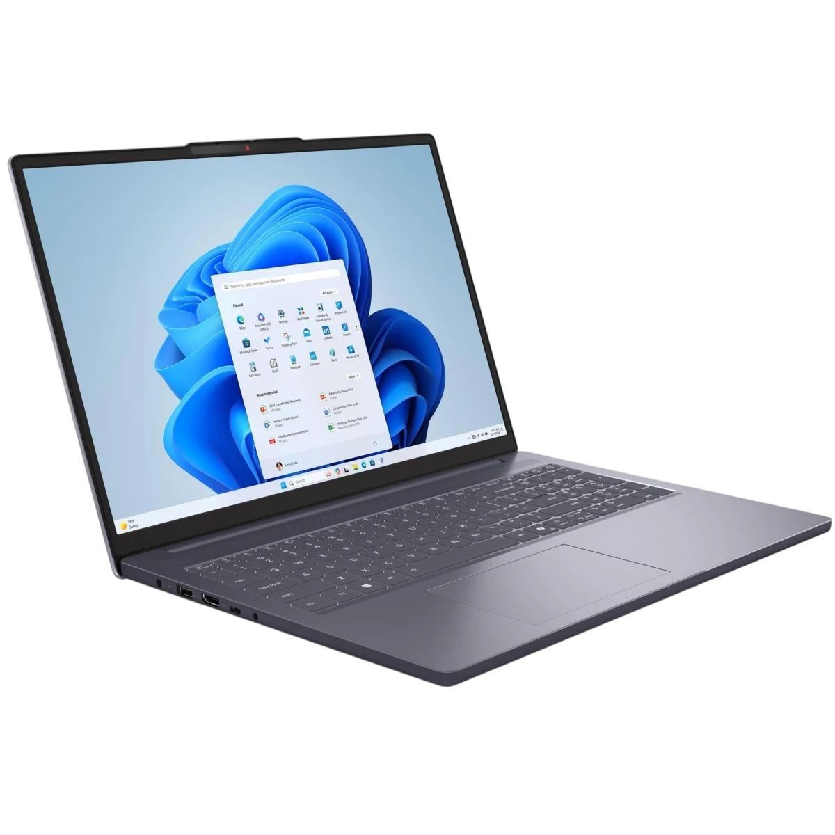 Ноутбук Lenovo IdeaPad Slim 3 16ARP10 Luna Gray (83K800CMRM) - фото 2