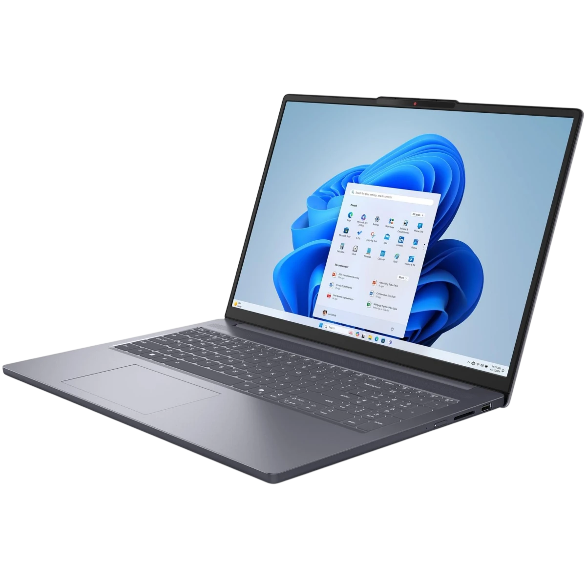Ноутбук Lenovo IdeaPad Slim 3 16ARP10 Luna Gray (83K800CMRM) - фото 3