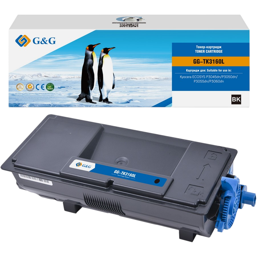 Картридж G&G GG-TK3160L Black