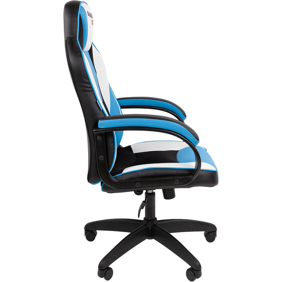 Игровое кресло Chairman ДРАЙВ 17 Black/Blue/White (7213492) - 00-07213492 - фото 3
