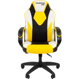 Игровое кресло Chairman ДРАЙВ 17 Black/Yellow/White (7213491) (00-07213491)