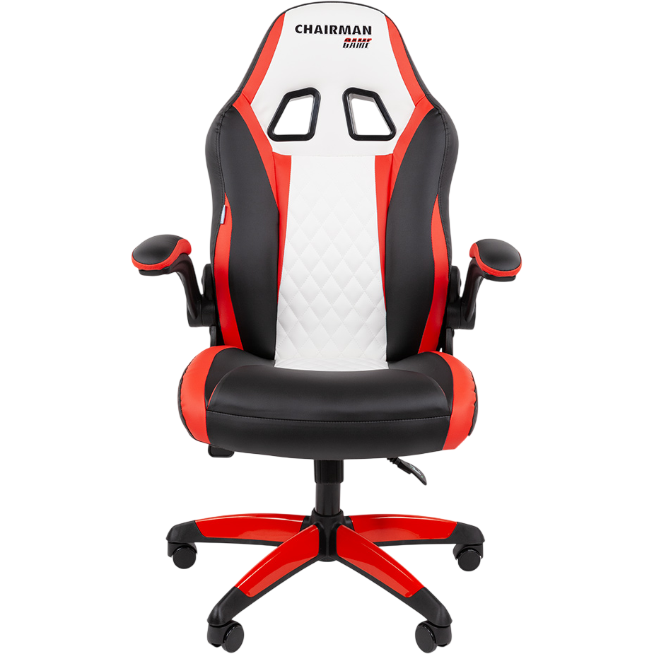 Игровое кресло Chairman ДРАЙВ 15 Black/Red/White (7197730) - 00-07197730 - фото 2