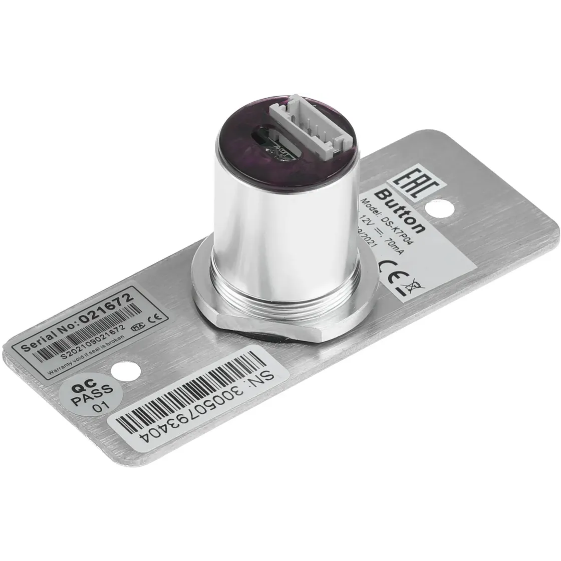 Кнопка выхода Hikvision DS-K7P04 - фото 3