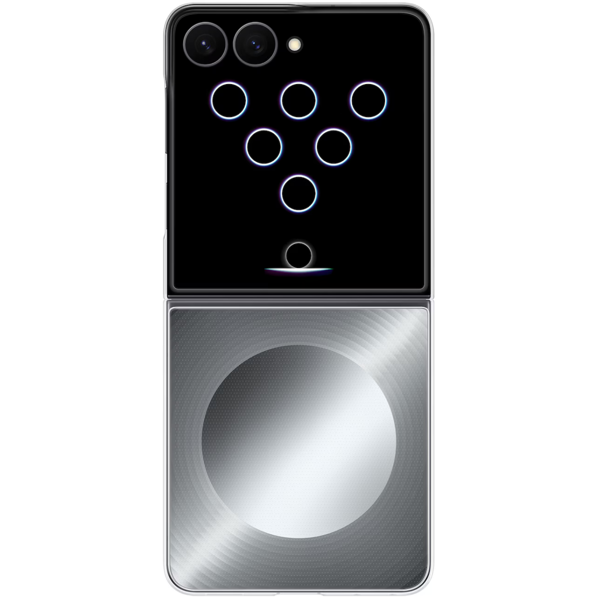 Чехол Samsung Galaxy Z Flip8 Flipsuit Case Silver - EF-FF776CJEGRU - фото 2