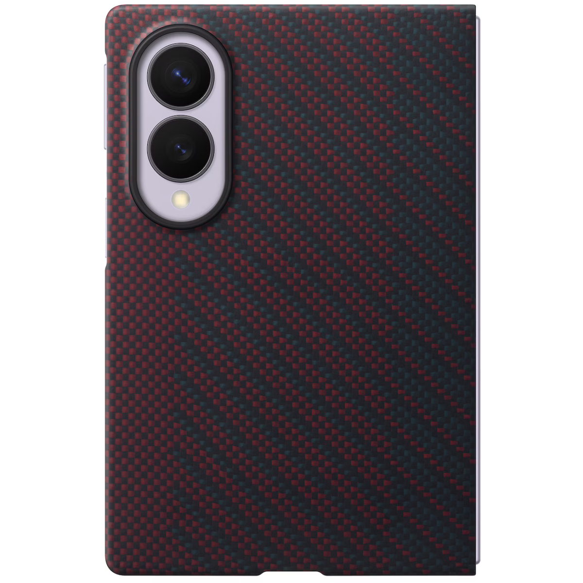 Чехол Samsung Galaxy Z Fold8 Carbon Magnet Case Dark Burgundy - EF-KF971SREGRU - фото 2