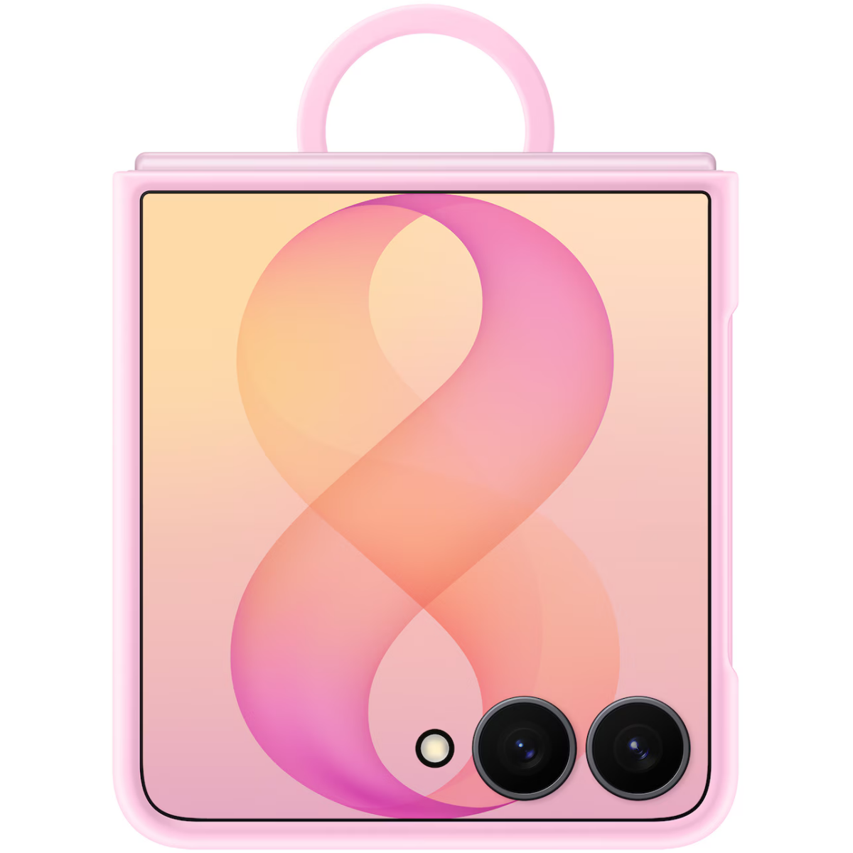 Чехол Samsung Galaxy Z Flip8 Silicone Ring Magnet Case Pink - EF-EF776CVEGRU