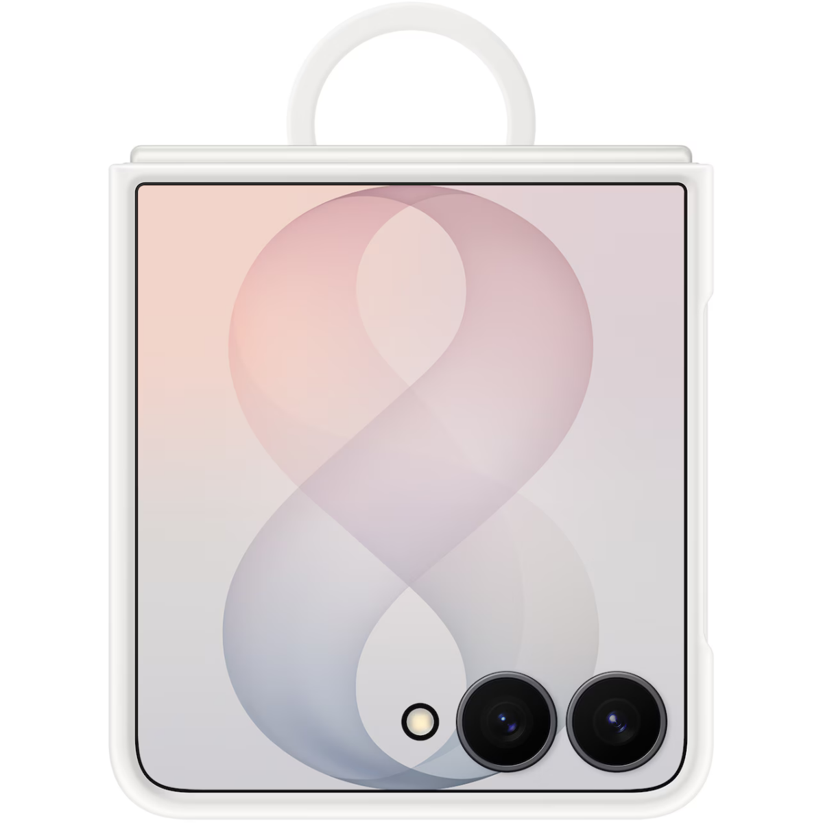 Чехол Samsung Galaxy Z Flip8 Silicone Ring Magnet Case Cream - EF-EF776CWEGRU