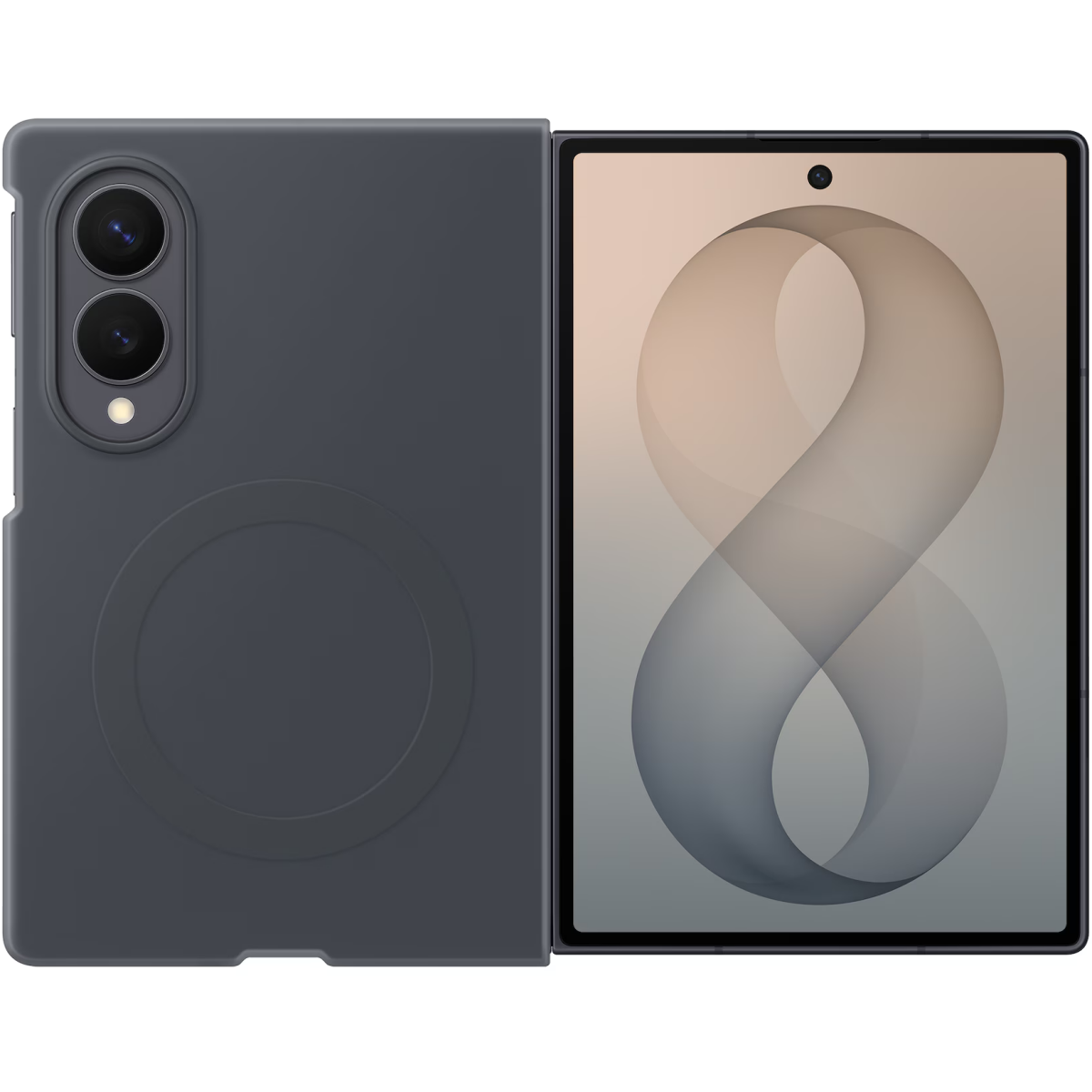Чехол Samsung Galaxy Z Fold8 Silicone Magnet Case Graphite - EF-EF971CBEGRU