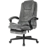 Офисное кресло Бюрократ CH-BOSS Grey (CH-BOSS/LT-19)