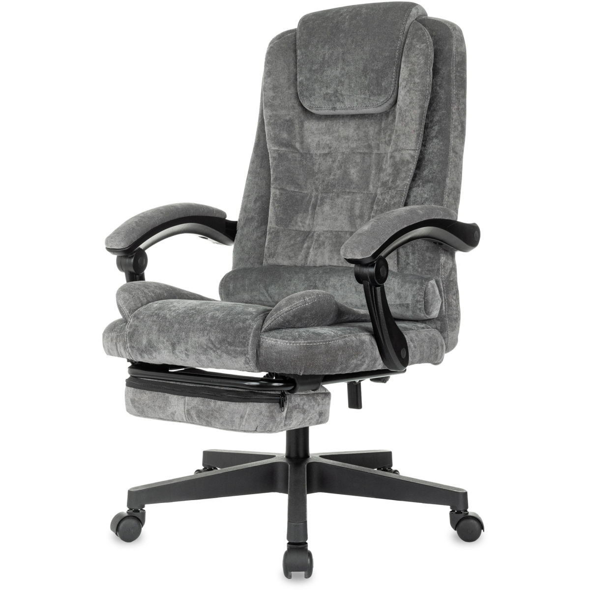 Офисное кресло Бюрократ CH-BOSS Grey - CH-BOSS/LT-19 - фото 6