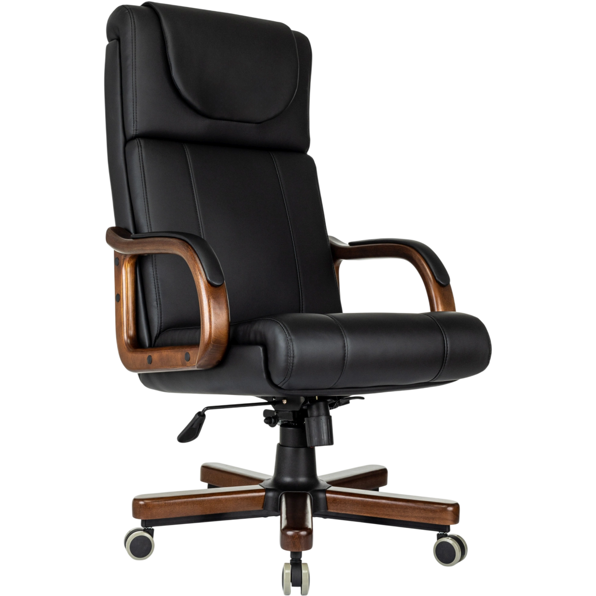 Офисное кресло Бюрократ T-9933 Walnut Black - T-9933WALNUT/ECO-B