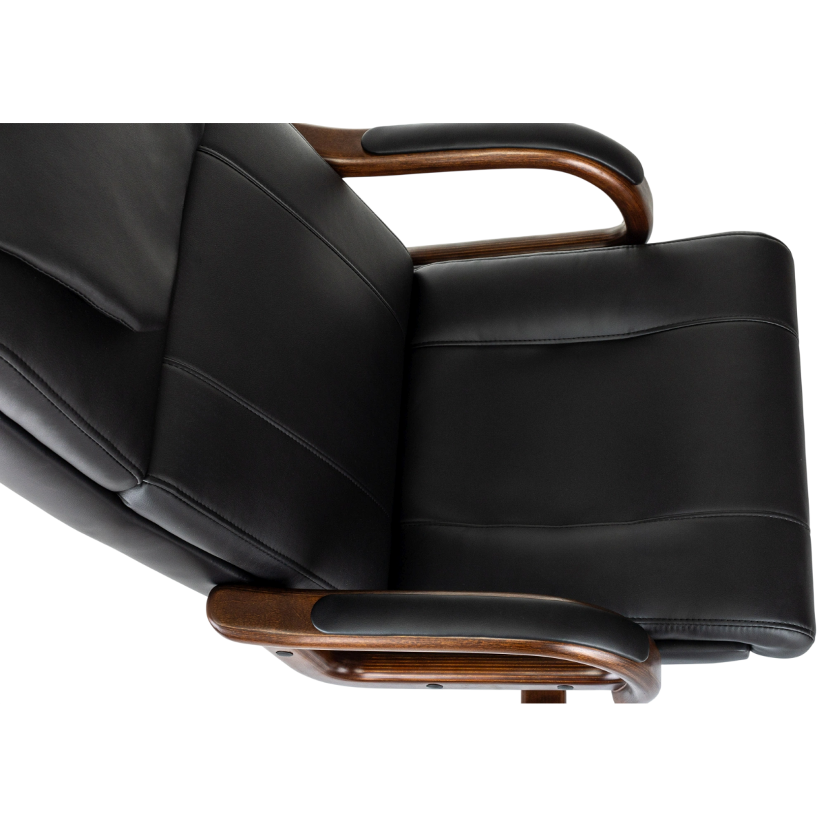Офисное кресло Бюрократ T-9933 Walnut Black - T-9933WALNUT/ECO-B - фото 6