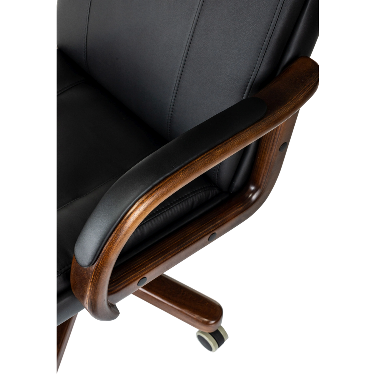 Офисное кресло Бюрократ T-9933 Walnut Black - T-9933WALNUT/ECO-B - фото 8