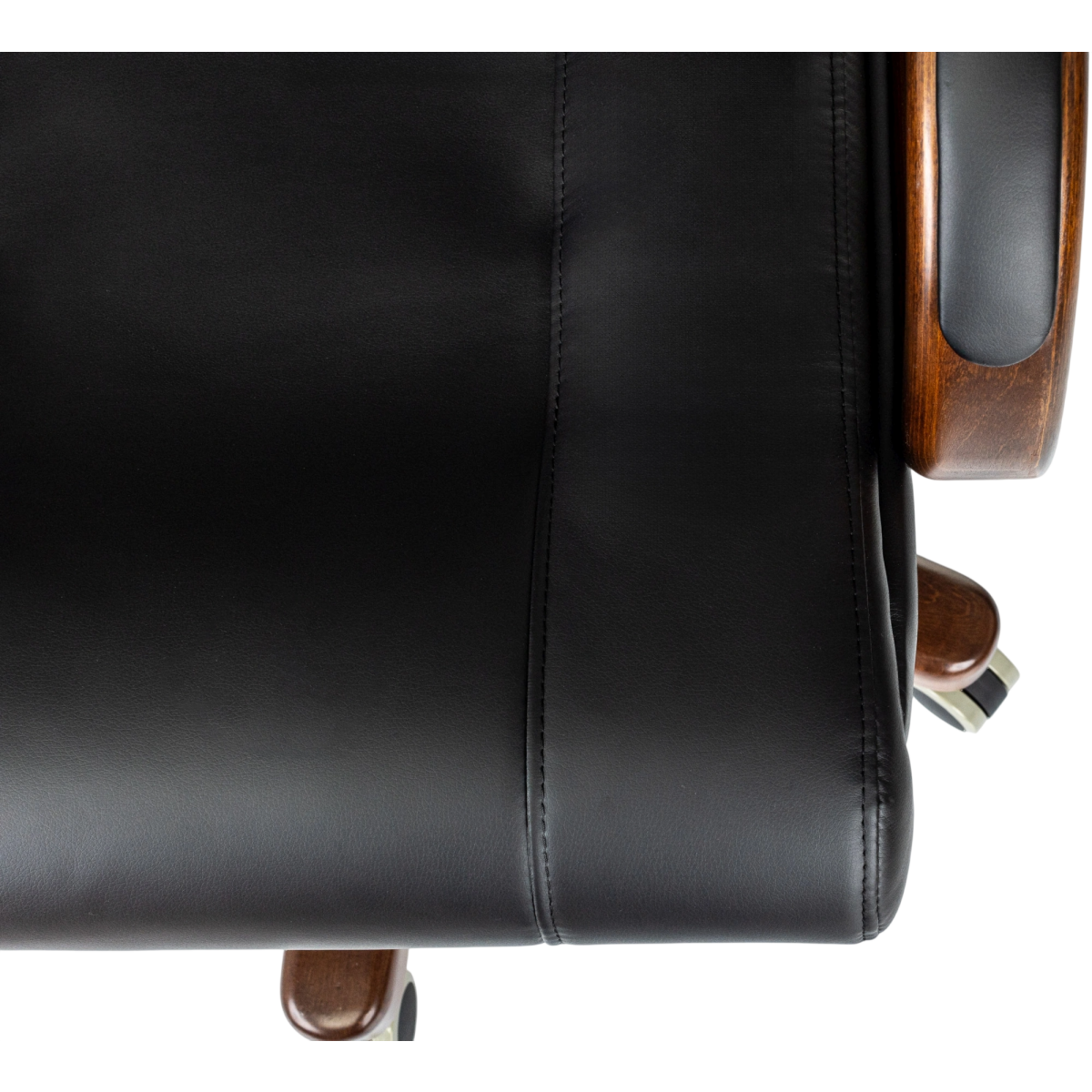 Офисное кресло Бюрократ T-9933 Walnut Black - T-9933WALNUT/ECO-B - фото 9