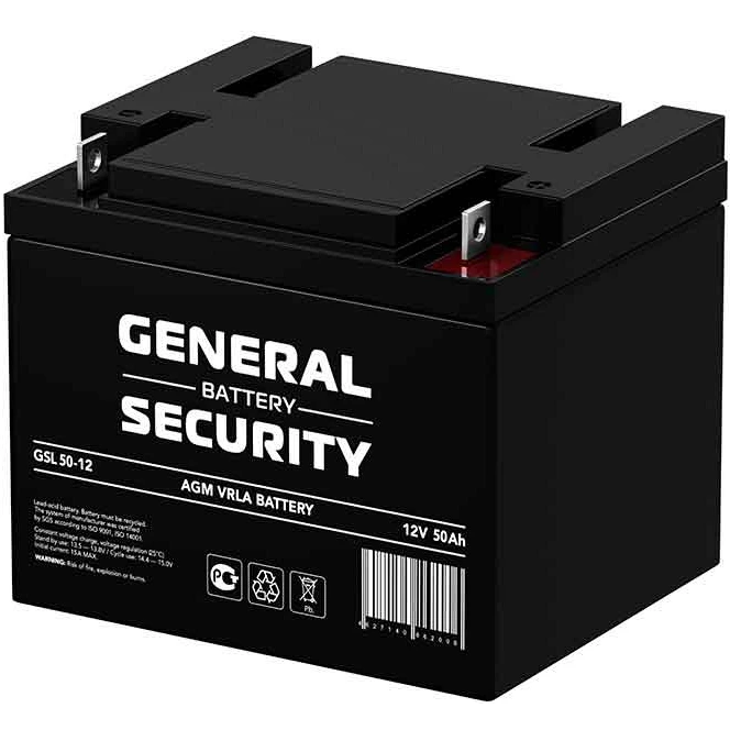 Аккумуляторная батарея General Security GSL50-12 - фото 2