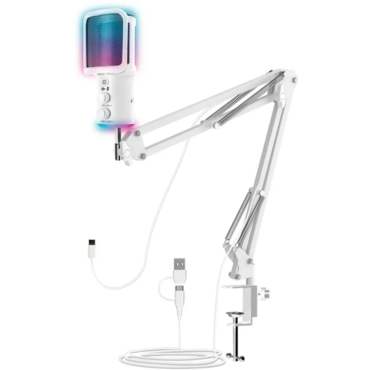 Микрофон Ritmix RDM-278S White - фото 2