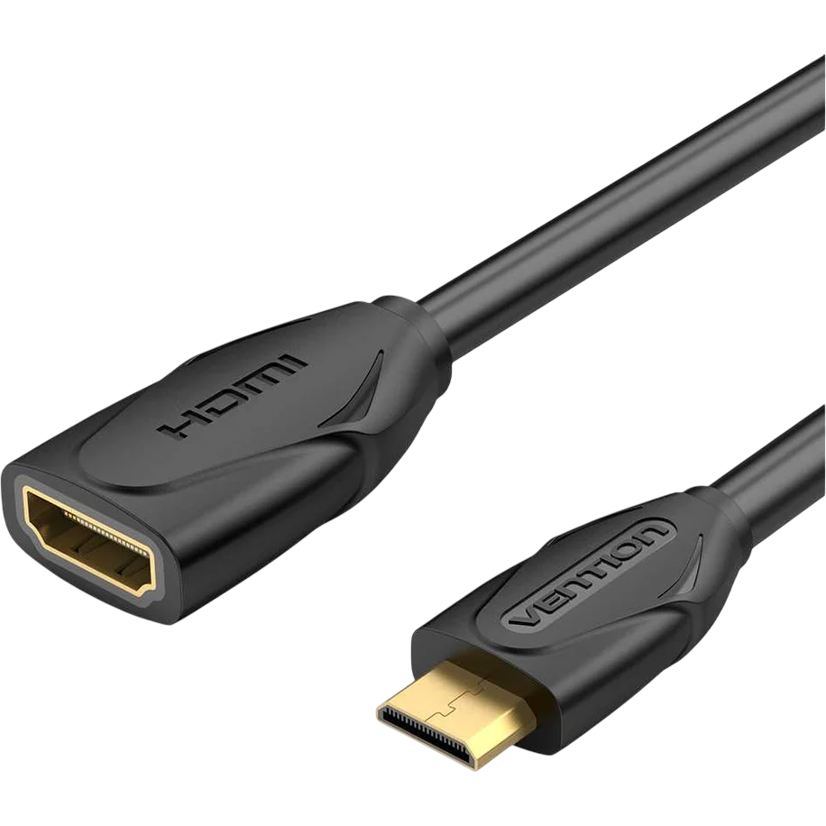 Кабель HDMI (F) - Mini HDMI (M), 1м, Vention ABAAF
