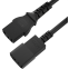 Кабель питания C13 - C14, 1м, Greenconnect GCR-56702