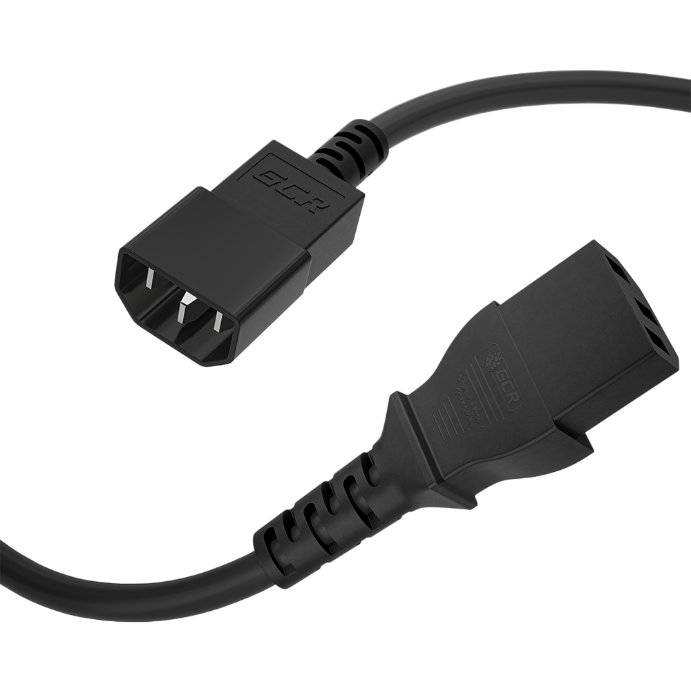 Кабель питания C13 - C14, 1м, Greenconnect GCR-56702 - фото 2