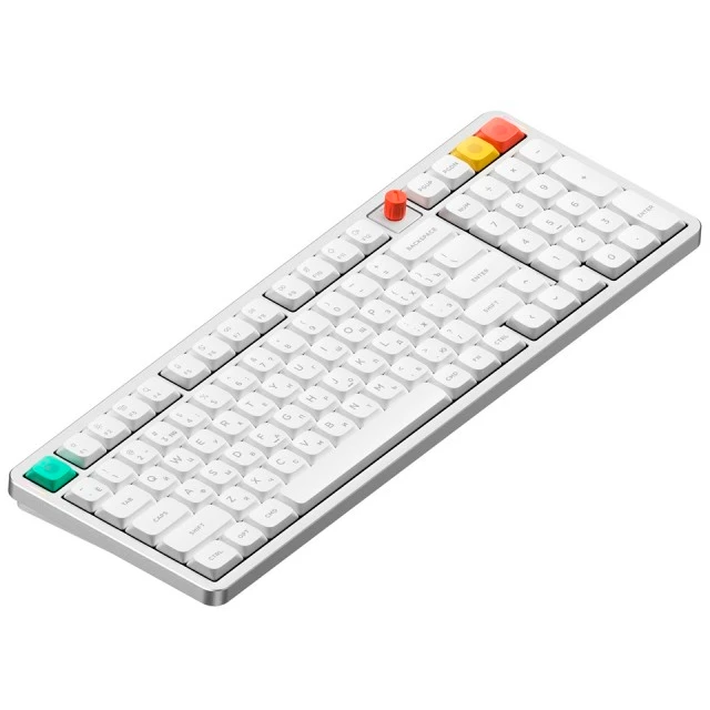 Клавиатура NuPhy AIR100v3 (Blush Nano Switch) RGB White - AIR100v3-NW-BLN